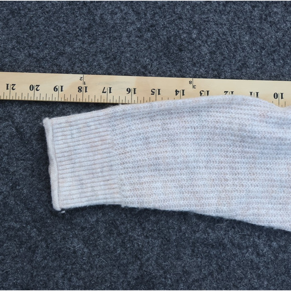 Abercrombie & Fitch Hooded Cardigan Sweater M Long Boxy Fit Ribbed Fisherman EUC - Picture 15 of 16